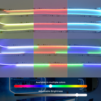 VH SMART LIGHTING10 Pixels COB Bande lumineuse LED RGB à changement de couleur 24v pour la décoration de fêtes, de clubs et de divertissements