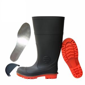 Bottes <span class=keywords><strong>de</strong></span> chantier antidérapantes en PVC, 1 paire, travail protecteur, bon marché, sécurité, pour l'industrie, unisexe, chaussures <span class=keywords><strong>de</strong></span> <span class=keywords><strong>pluie</strong></span> - Product Image 5