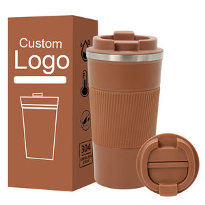 Mug isotherme de luxe en acier inoxydable Atlas avec logo personnalisé, tasse de bureau écologique pour la rentrée scolaire, isolation thermique de 6 à 12 heures - Product Image 1