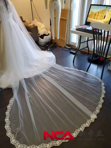 <span class=keywords><strong>Tissu</strong></span> en <span class=keywords><strong>tulle</strong></span> de nylon respirant et doux de 63 pouces pour robes de mariée et textiles de maison - Product Image 4