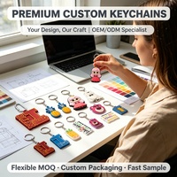 Porte-clés personnalisé en PVC souple avec logo, porte-clés en caoutchouc 3D pour cadeaux promotionnels, vente en gros