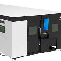 Découpeuse laser à plaque métallique 1530 6025, découpe de tubes ronds 3000W, machine de découpe laser à fibre entièrement fermée 6000W pour tôles et tubes
