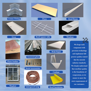 Di động có thể gập lại nhà với cửa sổ kính/cửa di động có thể tháo rời mở rộng prefab di động nhỏ 20ft container nhà - Product Image 3