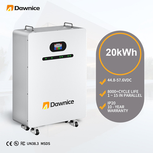 Batería Solar de 20kWh 16kWh, 51.2V 400Ah 300Ah, Montada en Suelo, Batería Vertical de 51.2V para Sistema Solar Doméstico, Venta al Por Mayor - Product Image 1