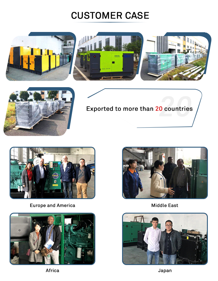3 phase 24kw 30kva silent diesel generator 110V 220V 380V 50HZ 60HZ 4 cylinder water cooled low rpm generator