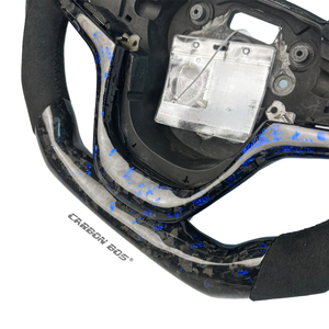 <span class=keywords><strong>Volante</strong></span> <span class=keywords><strong>Deportivo</strong></span> de Cuero de Gamuza y Fibra de Carbono Azul Forjado <span class=keywords><strong>para</strong></span> Holden VF Holden VE <span class=keywords><strong>Chevy</strong></span>, <span class=keywords><strong>Volante</strong></span> Commodore Mejorado - Product Image 2