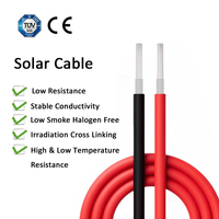 1500V cuivre étamé photovoltaïque PV DC 4mm 6mm 10mm Pv1-F câble à 2 conducteurs pour centrale solaire