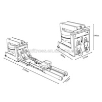 Jujsong Tmax — Machine à rames intelligente pliable en bois, appareil de sport à domicile, résistance à l'eau