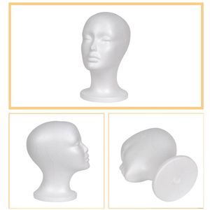 Pas cher Polystyrène Mousse Styromousse Perruque Tête Modèle Cheveux Mannequin Tête - Product Image 3
