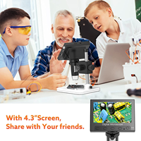Portable Microscope High Performance Sensor Digital Microscope with 8 adjustable LED light
