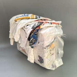 Trapos de Algodón Blancos Impresos de Alta Absorción de Aceite, Paños de Limpieza Industriales de Algodón Blanco, Trapos de Limpieza de Punto de Algodón - Product Image 1