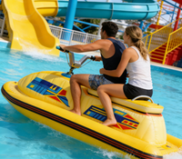 2025New Long temps de travail Jet Boat électrique enfants adulte piscine jouet parcs aquatiques eau flottant gonflable bateau à moteur électrique