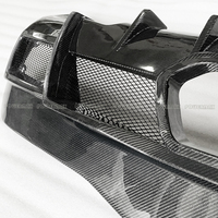 Nouvel arrivage : Diffuseur arrière en fibre de carbone style PM pour Corvette C8 Stingray Coupé Z51 Z06, lèvre de pare-chocs arrière