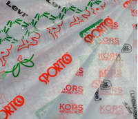 Pegatinas Personalizadas con Logotipo de Empresa - Papel de Seda para Envolver Ropa y Calcetines, Impreso a Cuatro Colores, Materiales Reciclados de Alta Calidad