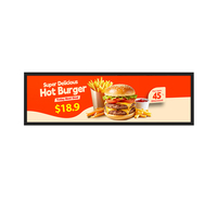 MinewTag 28.6 inci LCD Digital Poster Pintar untuk Tepi Rak, Penuh Warna, Peringkat IP65, Signage Iklan