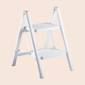 Hot Aluminum Alloy Trellis Ladder Wider And Thicker Non-slip Pedal 2 Step Small Ladder 2 Step Ladder