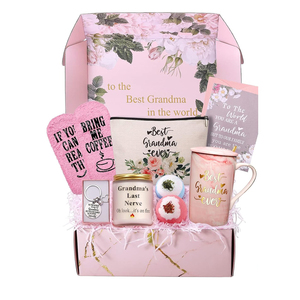 Caja de regalo de <span class=keywords><strong>feliz</strong></span> <span class=keywords><strong>cumpleaños</strong></span> para abuela de nieta, idea de Nieto, juego de regalo de Navidad para abuela, regalos de spa relajantes para mujer - Product Image 1