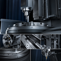 Machine de découpe de précision en métal entièrement fermée, haute efficacité, robuste, pour tour CNC vertical (vente en gros)