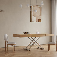 Table basse de salon moderne de style nordique, relevable, pliable, extensible, multifonctionnelle et mobile