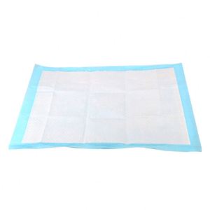 (L 60*60, 40 pièces) Tapis absorbant jetable pour animaux de compagnie, couches d'apprentissage de la propreté en coton anti-fuite pour chiots et chiens - Product Image 4