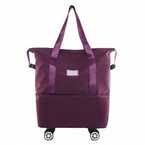 Sac de voyage pliable en Oxford imperméable de haute qualité unisexe pour le week-end en plein air avec logo personnalisé - Product Image 1