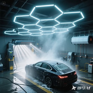 Xách tay <span class=keywords><strong>RGB</strong></span> Led hình lục giác tổ ong Đèn hồ sơ msfs <span class=keywords><strong>2025</strong></span> tuân thủ không thấm nước cho hội thảo văn phòng cho thiết kế độc quyền - Product Image 6