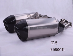 Échappement Performance Double Silencieux Slip-On Hexagonal SS/TI/CF Pour <span class=keywords><strong>K1600GTL</strong></span> - Product Image 2