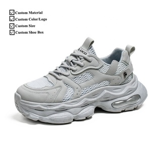 Nouveauté 2026 – Baskets de basketball professionnelles personnalisées, respirantes et légères pour hommes, style chunky, chaussures de <span class=keywords><strong>lifestyle</strong></span> tendance - Product Image 2