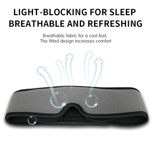 2025 biểu tượng tùy chỉnh 3D màn có thể điều chỉnh Cốc mắt ngủ mặt nạ có thể tháo rời Lash mở rộng bộ nhớ bọt 3D có thể điều chỉnh Mặt nạ mắt - Product Image 5