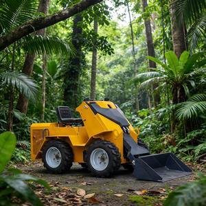 Livraison gratuite Huada Euro5 EPA <span class=keywords><strong>Kubota</strong></span> Diesel <span class=keywords><strong>Micro</strong></span> Skid Steer Mini Chargeur sur chenilles 1500 kg avec broyeur forestier et <span class=keywords><strong>tondeuse</strong></span> à gazon - Product Image 1