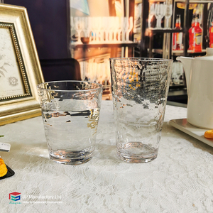<span class=keywords><strong>Verre</strong></span> à <span class=keywords><strong>milkshake</strong></span> en acrylique SAN PC Tritan, motif martelé, 14 oz, <span class=keywords><strong>verre</strong></span> à eau en <span class=keywords><strong>plastique</strong></span> - Product Image 5