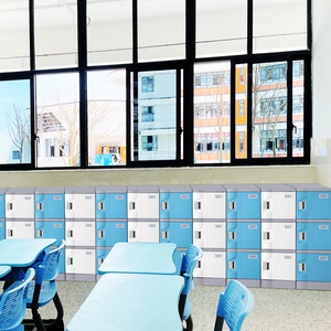 Armario de Almacenamiento Exterior de Estilo Moderno, Impermeable, con Cerradura Electrónica, Armarios Multiusos para Estudiantes y Parques de Atracciones - Product Image 2