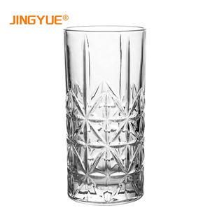 Vasos Altos Aptos para Lavavajillas de 12 Onzas, Vasos Transparentes Multiusos para Agua, Cerveza, Jugo, Refresco, Cóctel - Product Image 5