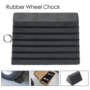 Calzos de Goma Premium para Ruedas de RV, Camiones y Remolques, con Asa de Ojo, Antideslizantes y de Seguridad, Venta al por Mayor - Product Image 1