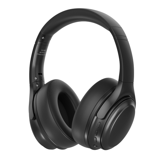 High-end Quality Noise Cancellation Classic Design Headset Luxury Earphone Solid Earbuds Black Headband