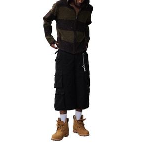 Wholesale Summer 100% Cotton <b>Camo</b> Casual Unisex Mid Waist <b>Shorts</b> Cargo Pockets Street Wear Loose Straight Men's Bermuda <b>Shorts</b> - Product Image 4