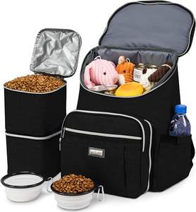 Free sample Pet Travel Bag Includes <b>Dog</b> Travel Accessories 2-Pack Travel Bowls for <b>Dogs</b>, 2 <b>Dog</b> <b>Food</b> <b>Containers</b> - Product Image 5