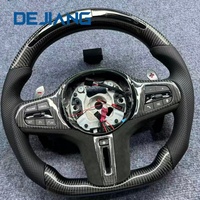 Volant en fibre de carbone avec LED pour BMW X1 X2 X3 X4 X5 G20 G21 G22 G23 G26 G30 G11 G12 G31 G32 G38, simili daim avec chauffage