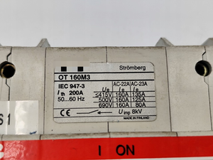 Interruptor de desconexión PLC OT 160M3 3 polos 160A - Product Image 3