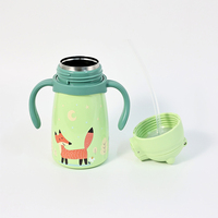 Bouteille isotherme 300 ml pour enfants en acier inoxydable, intérieur et extérieur en acier inoxydable 304, bouteille d'eau isolée OEM