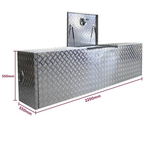 2024 Ecocampor Boîte à outils de caravane de remorque en aluminium la plus populaire avec générateur <span class=keywords><strong>Weber</strong></span> BBQ Slide OEM/ODM Support personnalisé - Product Image 1