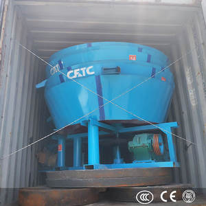 Molino de Bandeja Húmeda Pequeño 1200B de 7.5KW para Uso Agrícola Directo de Fábrica de Oro con Placa de Mercurio de Larga Duración - Product Image 1