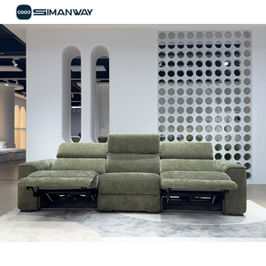 Ghế <span class=keywords><strong>sofa</strong></span> phòng khách hiện đại 3 chỗ ngồi, chất liệu vải, kiểu dáng sectional, có chức năng ngả lưng điện, tích hợp sạc USB, bán buôn OEM. - Product Image 4