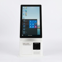 Kiosque de commande tactile nouvelle génération avec imprimante et scanner, kiosque de commande automatique pour restaurant