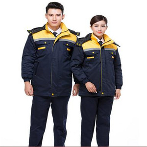 ซิกซี ZX-9112 เสื้อผ้าบุผ้าฝ้ายกันความเย็น, เสื้อคลุมทำงานป้องกัน, กันน้ำ, กันน้ำค้างแข็ง, ชิ้นเดียวหรือสองชิ้น, แบบหนา - Product Image 3