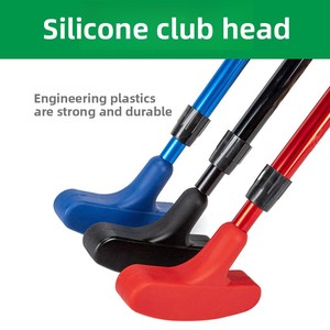 SEEKFUNS Clubs de <span class=keywords><strong>golf</strong></span> transfrontaliers en alliage d'aluminium, club d'entraînement télescopique, putter double face en silicone 90cm R Flex pour enfants XFY-0084 - Product Image 3