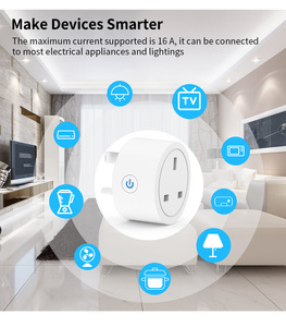 Homekit-Enchufe inteligente WIFI para Reino Unido, interruptor temporizador de larga distancia compatible con <span class=keywords><strong>Alexa</strong></span>, Google Voice - Product Image 5