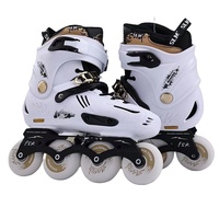 Patins à roulettes de slalom de vitesse pour adultes, grande taille 47, 295 mm