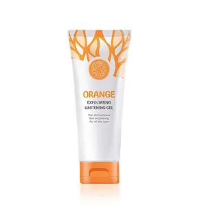 Orange Exfoliating Whitening Gel for Dead Skin Cells Whitening Blackhead Exfoliating Whitening Gel Gel Polish Adults Female