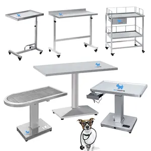 Pet proof ing Veterinary Vet Pet Dog Chirurgische Entsorgung Tier Edelstahl Betrieb Operations tisch Zum Verkauf